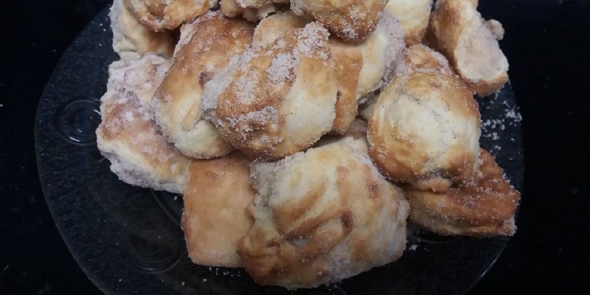 como fazer bolinho de chuva na airfryer