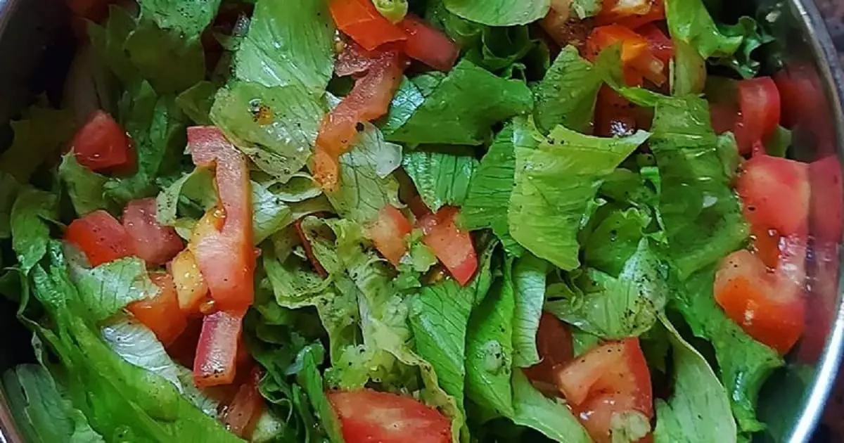 como fazer salada de alface