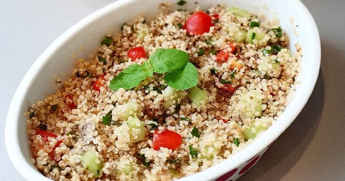 como fazer salada de quinoa