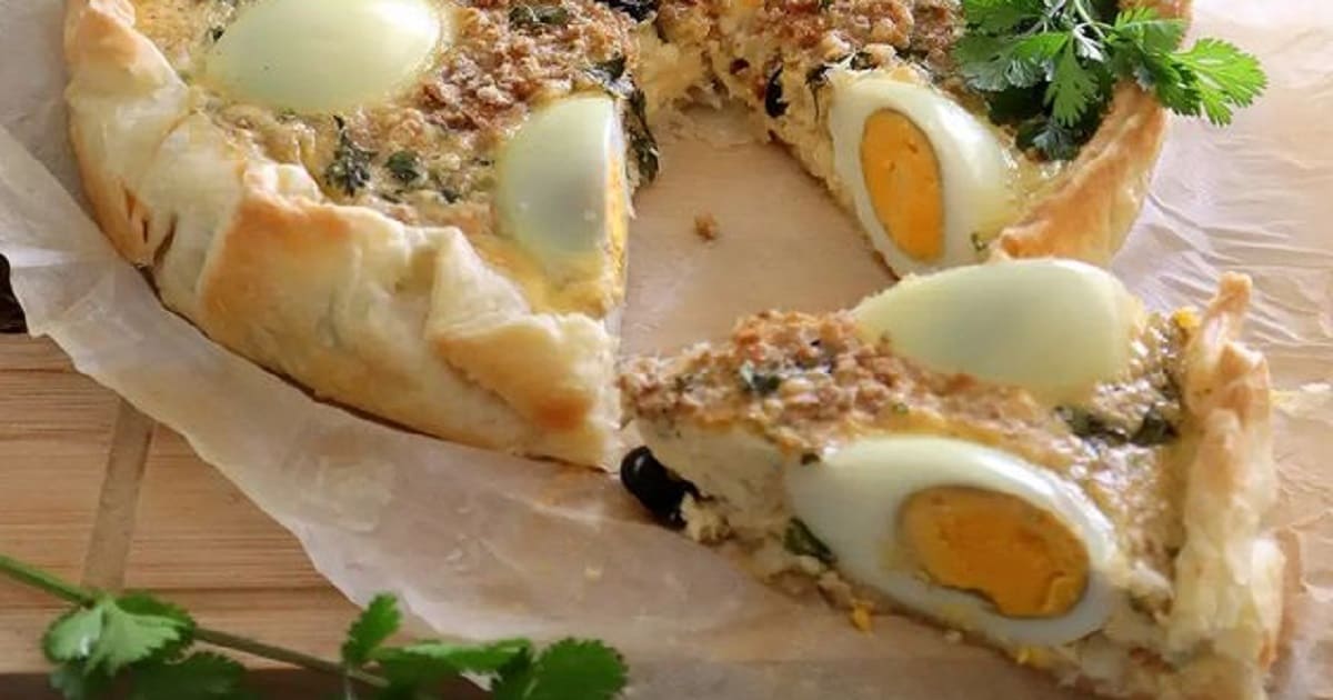 como fazer quiche de bacalhau