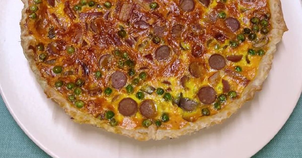 como fazer quiche de bacon