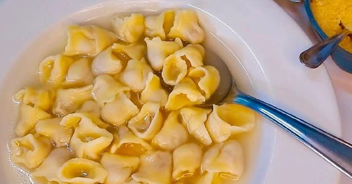 como fazer sopa de agnolini