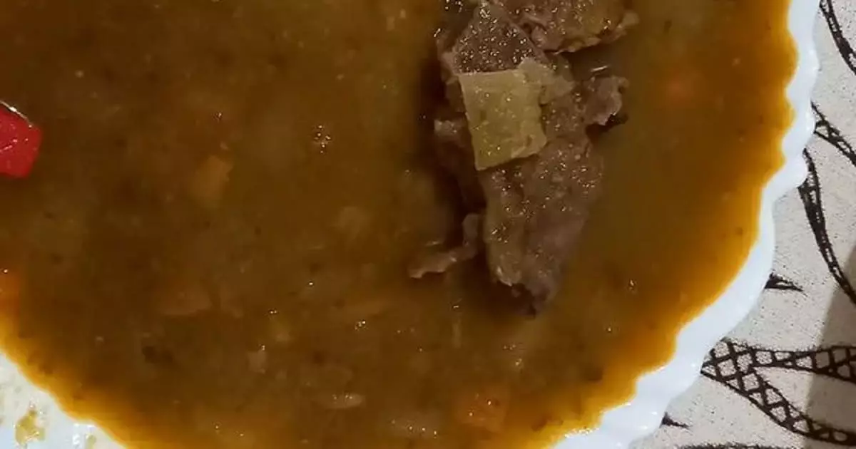 como fazer sopa de osso