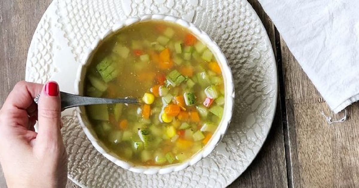 como fazer sopa de verduras