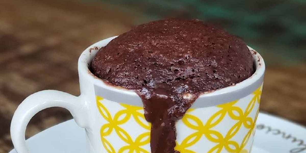 como fazer brownie de caneca