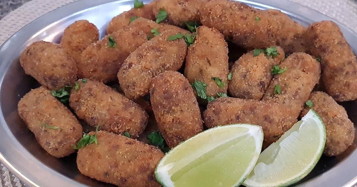 Croquetes de Carne Moída Receita Rápida e Deliciosa