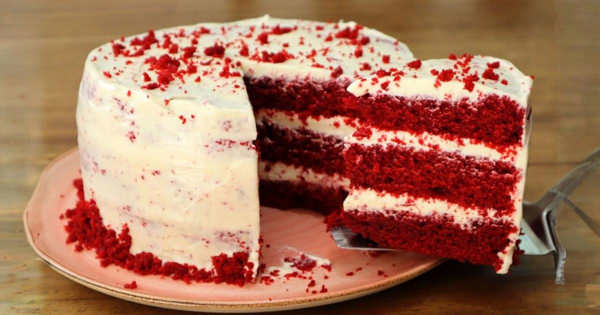 Receita de Como Fazer Bolo Red Velvet Tradicional