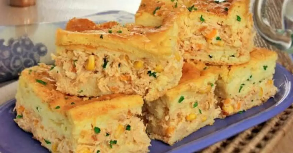 Torta de Frango Prática Receita Rápida no Liquidificador!