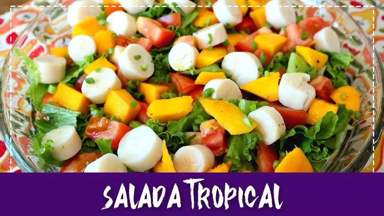 Como Fazer Uma Deliciosa Salada Tropical Bastante Diferente