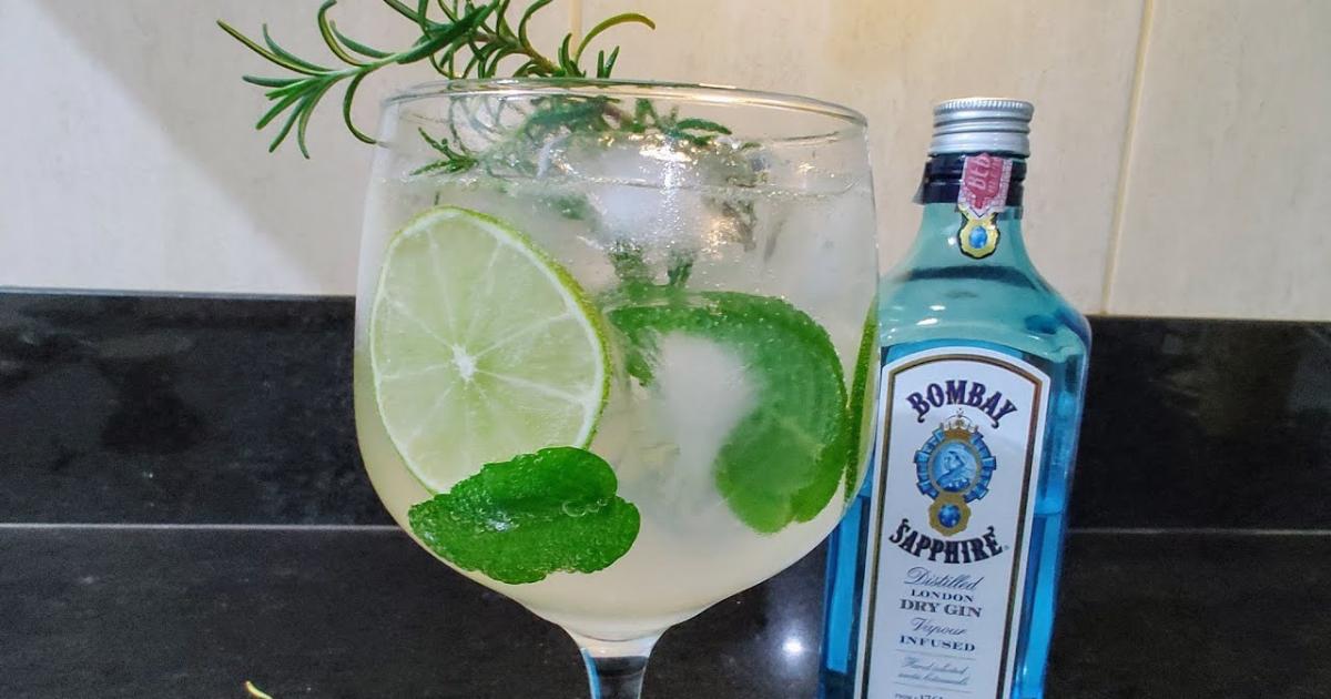 Aprenda a Fazer Drink de Gin Tônica com Hortelã