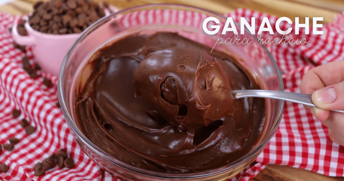 Aprenda a Fazer Ganache de Chocolate Para Recheio De Bolo