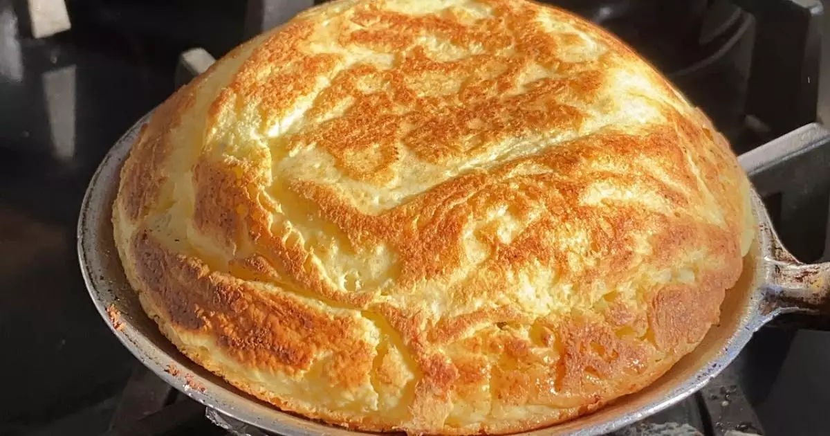 Receita Pão de Maizena de Frigideira