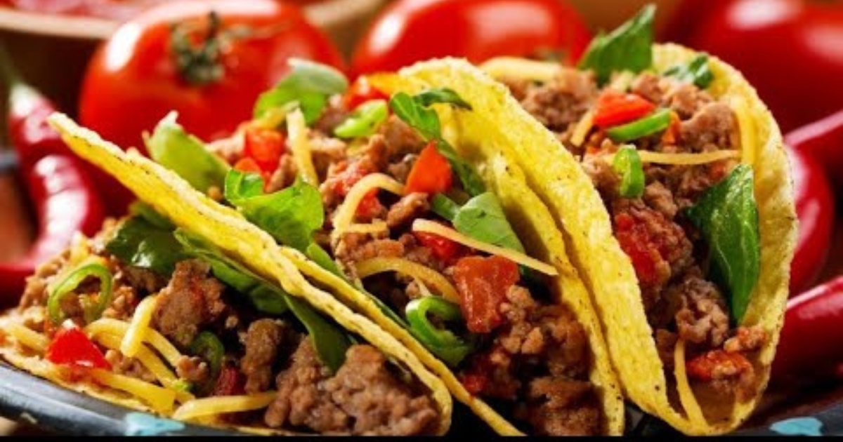 Aprenda a Fazer Tacos Com Rap10 Recheado Com Carne Moída