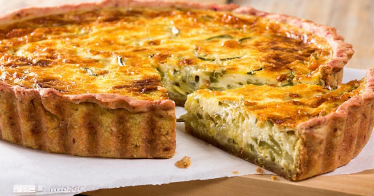 Quiche de Alho Poró Fácil e Deliciosa