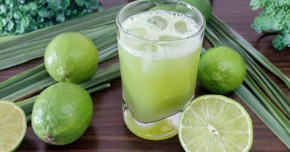 Como Fazer Suco de Capim Santo Com Limão