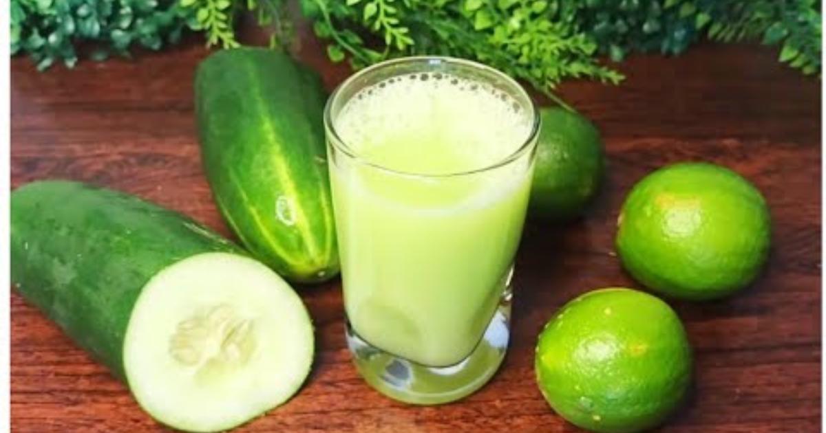 Como Fazer Suco de Pepino Com Limão