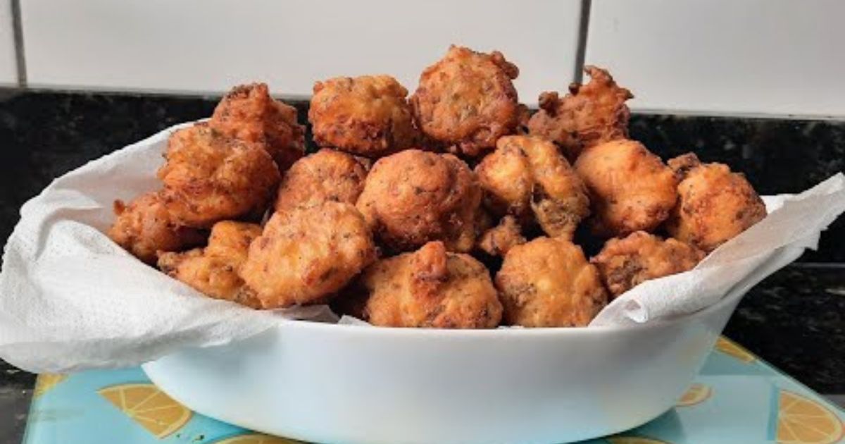 Bolinho de Arroz com Brócolis e Queijo