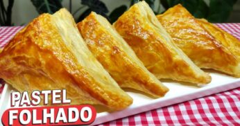 Pastel de Frango Folhado