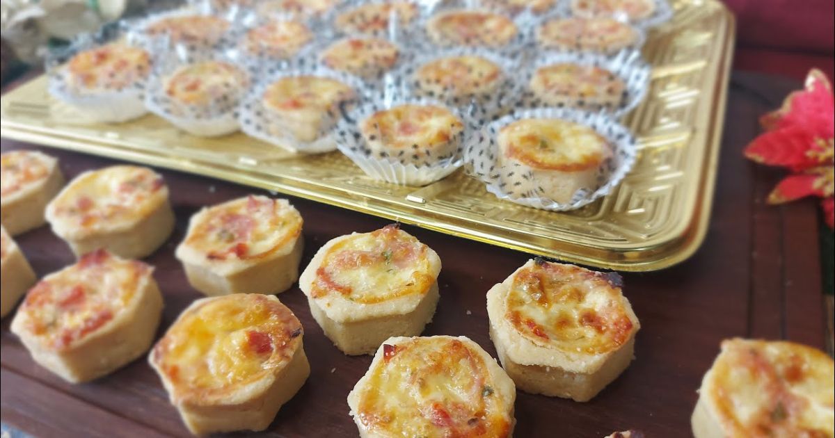 Quiche de Queijo e Presunto