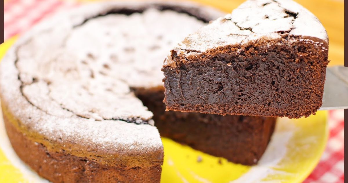 Torta de Brownie de Chocolate