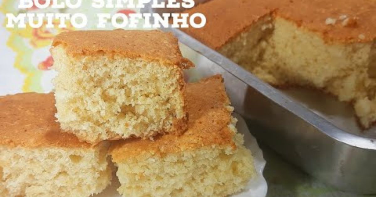 Bolo Simples e Fofinho em 4 Minutos