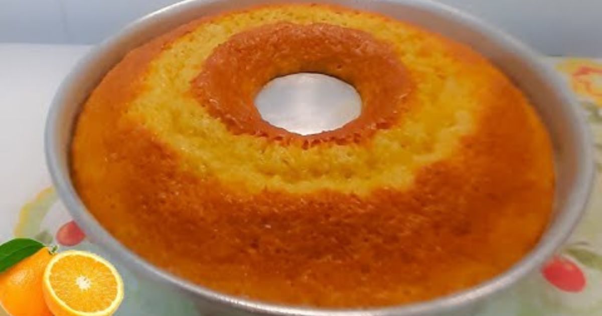 Bolo de Laranja Fofinho e Úmido