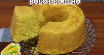 Bolo de Milho Fofinho de Liquidificador