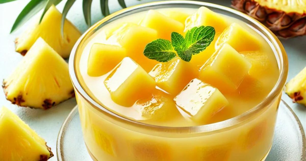 Gelado de Abacaxi: Sobremesa Refrescante e Fácil de Fazer em Casa!