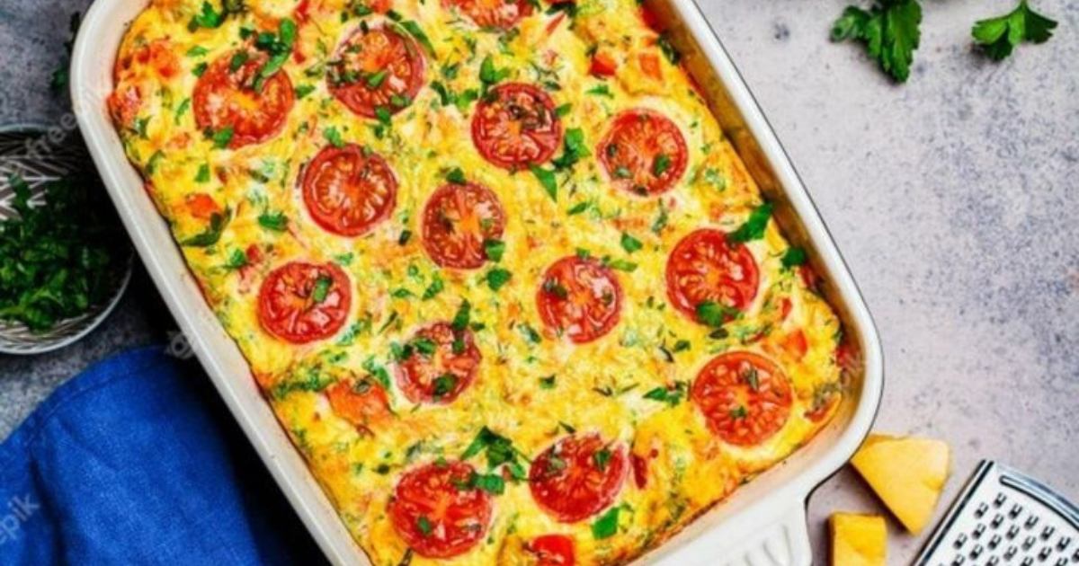 Omelete de Forno: Uma Refeição Completa e Fácil em Poucos Minutos!