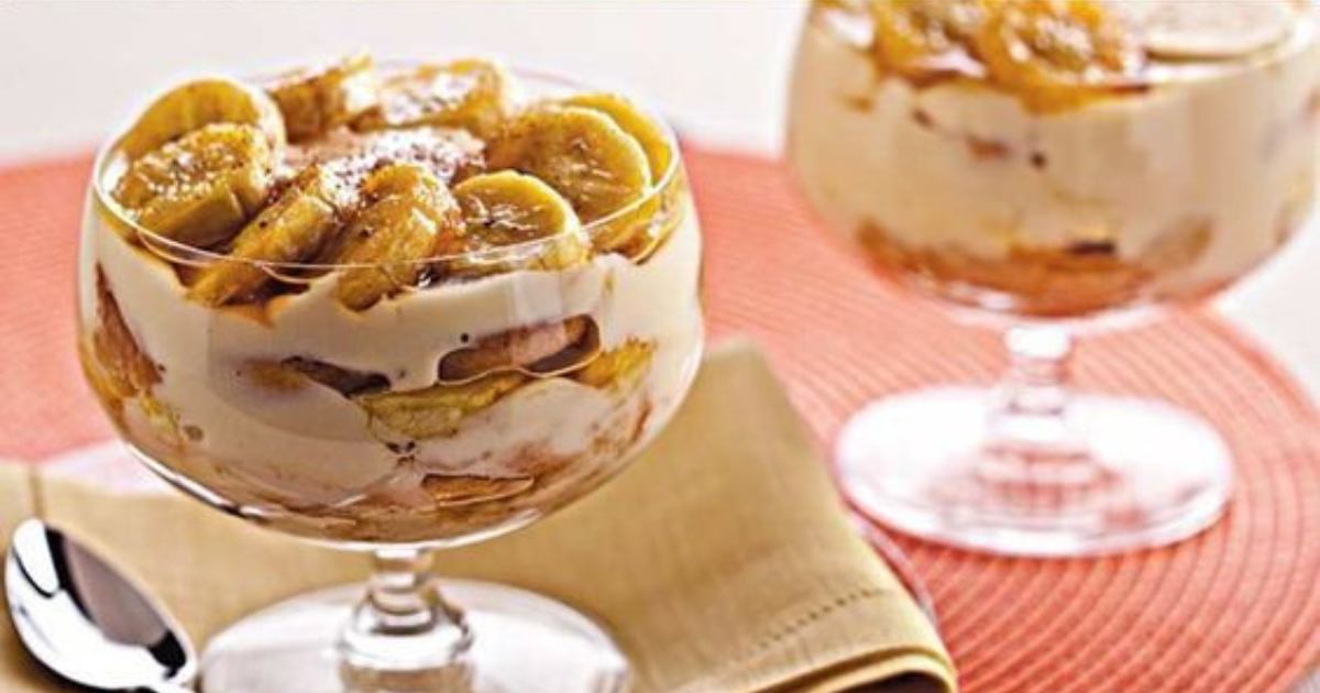 Pavê de Banana Caramelizada: A Sobremesa Rápida e Deliciosa que Vai Surpreender!