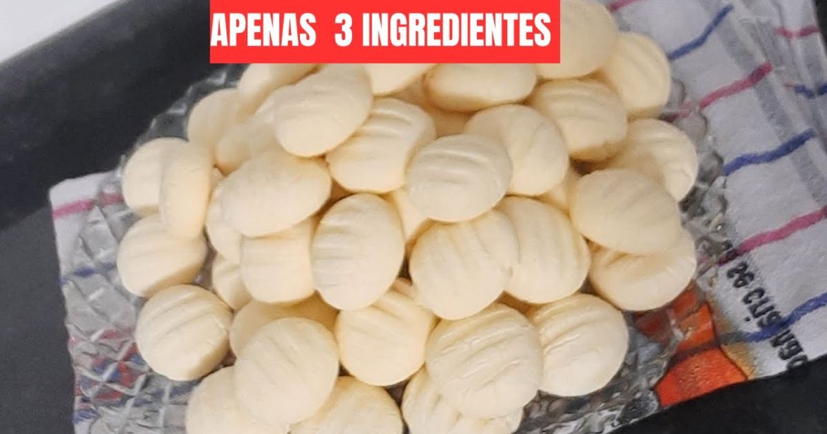 Receita Fácil de Sequilhos com 3 Ingredientes