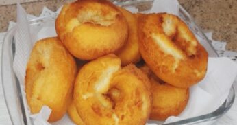 Rosquinha Frita Sequinha e Fofinha para o Lanche