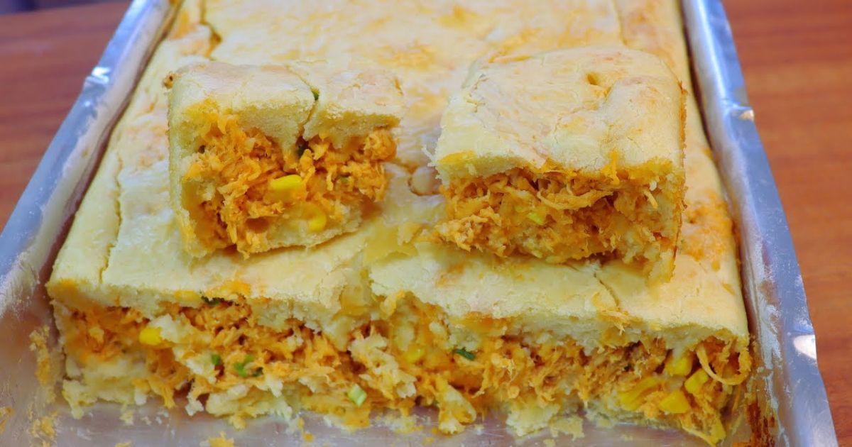 Torta de Frango de Liquidificador Receita Fácil e Prática