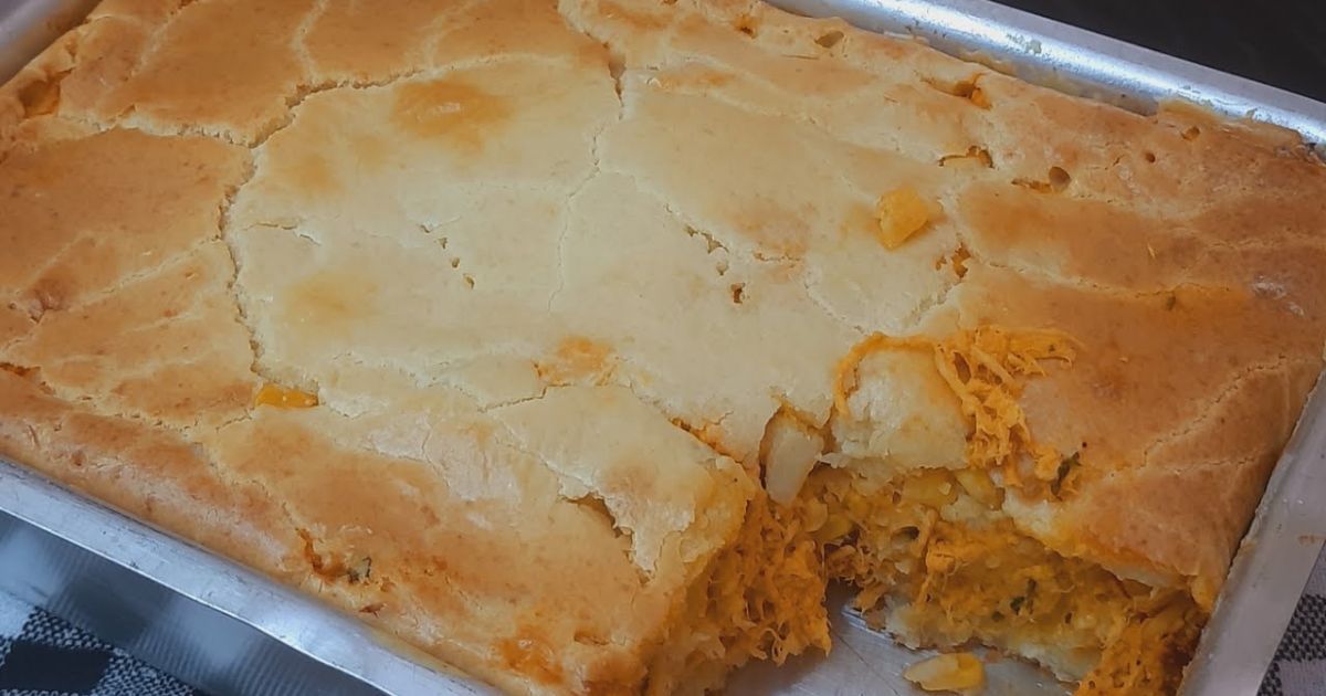 Torta de Frango de Liquidificador Receita Fácil e Saborosa