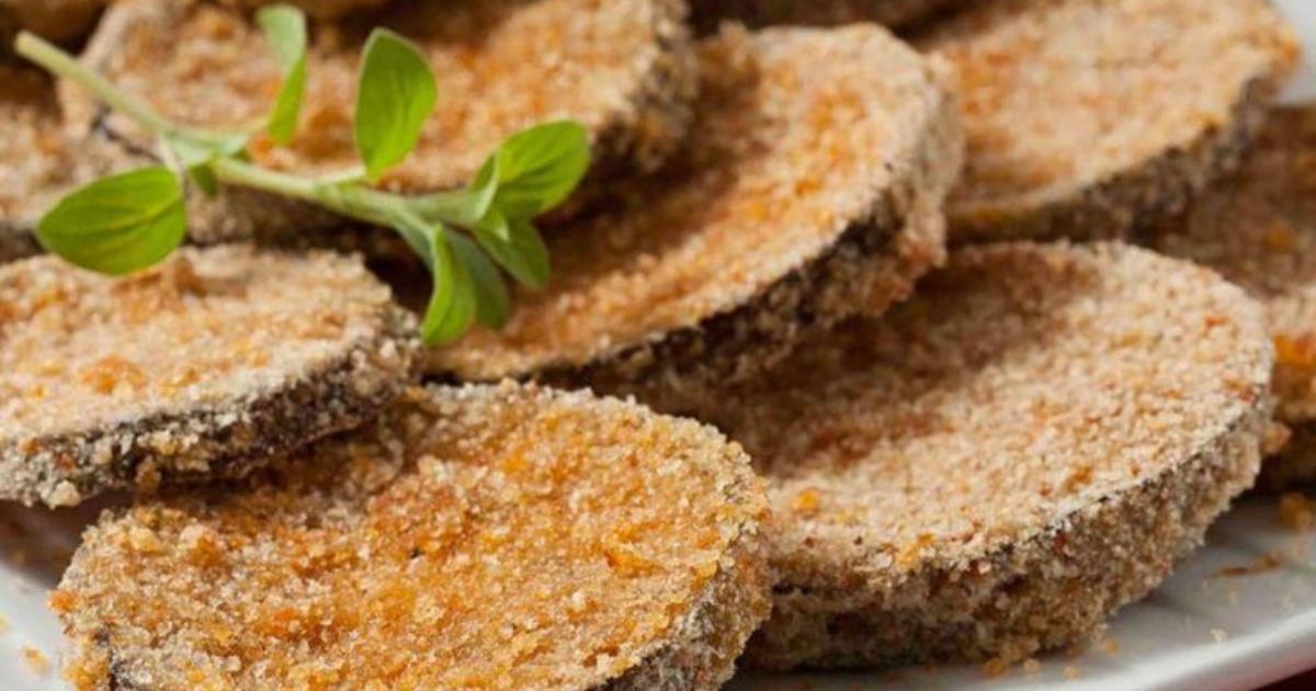 Berinjela à Milanesa Sequinha e Crocante: Perfeita para Aperitivo ou Acompanhamento