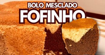 Bolo Mesclado Fofinho de Chocolate