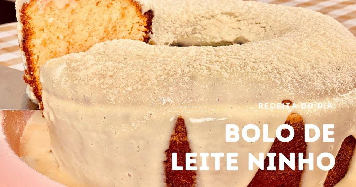 Bolo de Leite Ninho Fácil e Delicioso