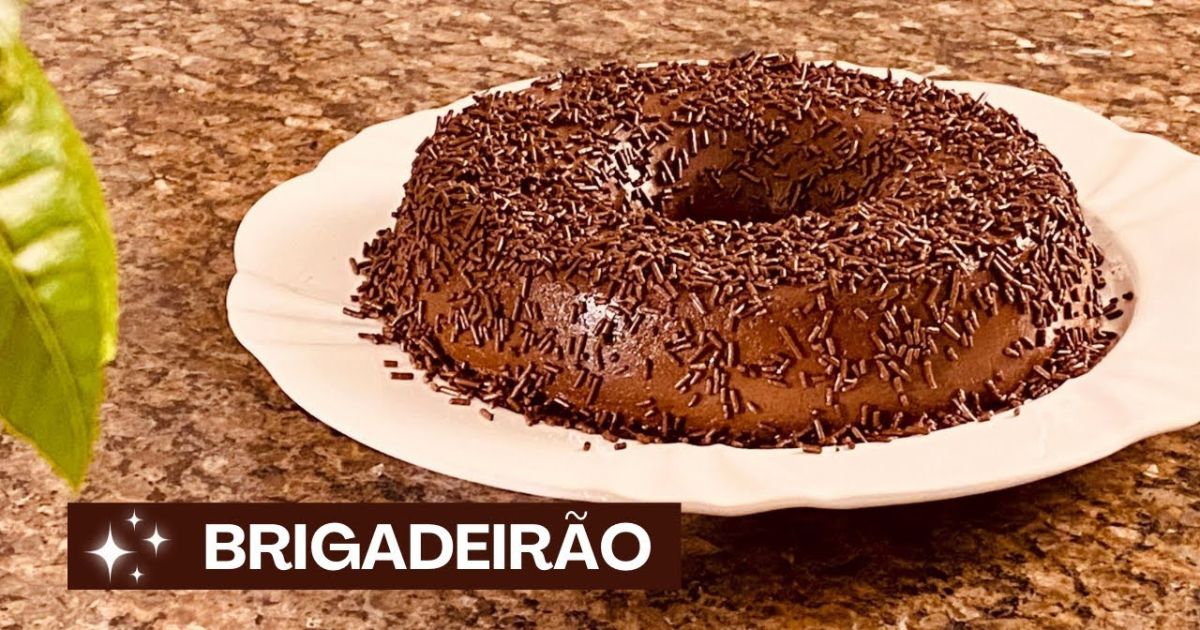 Brigadeirão de Chocolate Fácil e Rápido