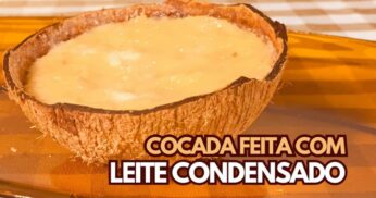 Cocada Cremosa com Leite Condensado