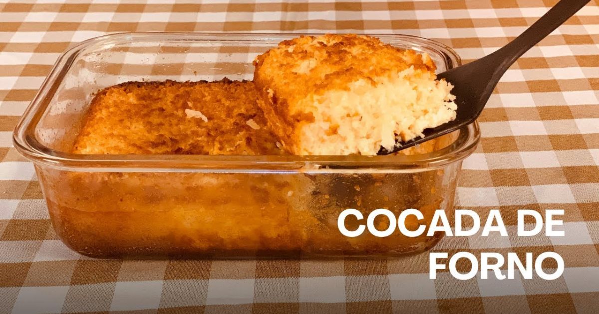 Cocada de Forno Fácil e Deliciosa