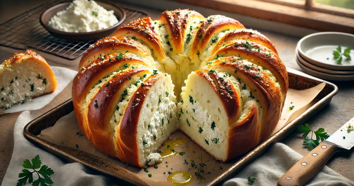 Pão Fofinho com Recheio Cremoso de Ricota: Faça em Casa!