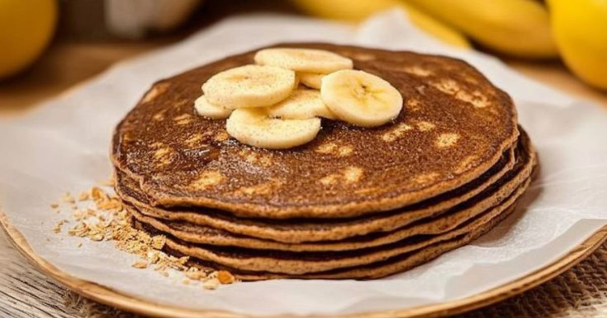 Panqueca de Banana Fácil e Rápida para Café da Manhã!