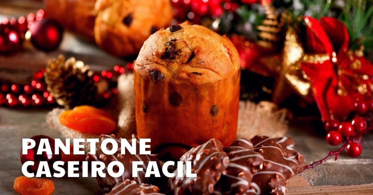 Receita Fácil de Panetone Caseiro Fofinho e Úmido