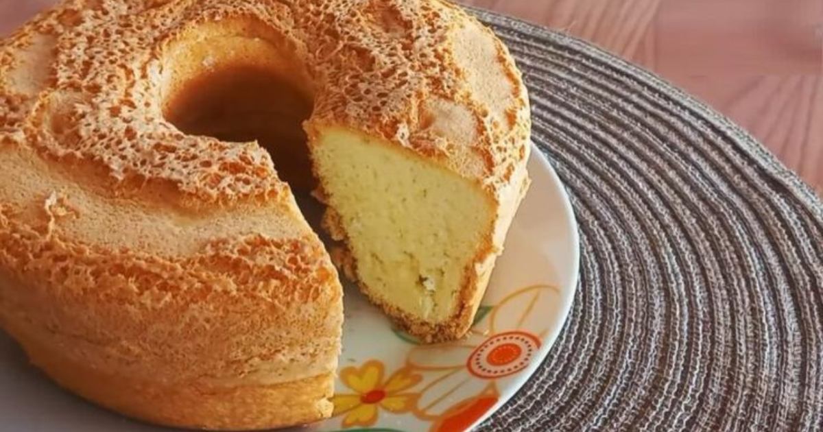 BOLO DE POLVILHO AZEDO PERFEITO PARA O SEU DIA