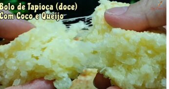Bolo de tapioca doce com queijo: receita simples e deliciosa aprenda a fazer essa delícia brasileira