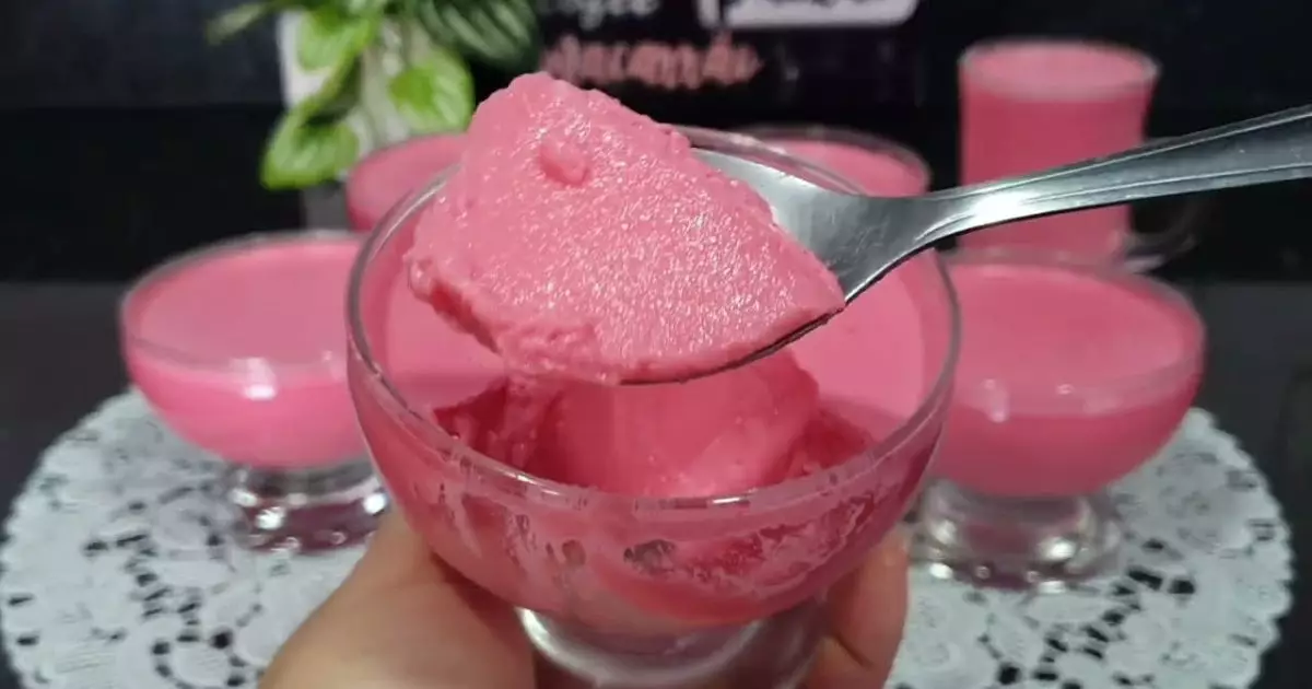 Gelatina Cremosa sem Leite Condensado e sem Creme de Leite com Apenas 2 Ingredientes