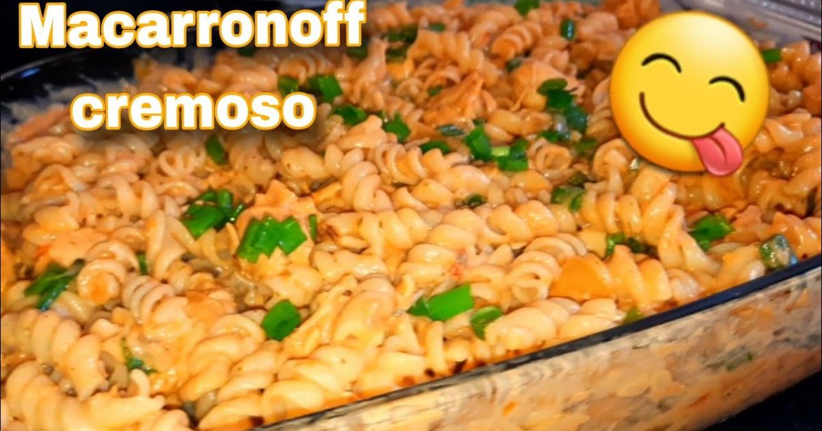 Macarronoff Macarrão com Estrogonoff Rápido e Saboroso