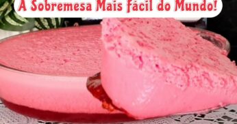 Sobremesa Rápida de Gelatina com Creme de Leite Sem Leite Condensado