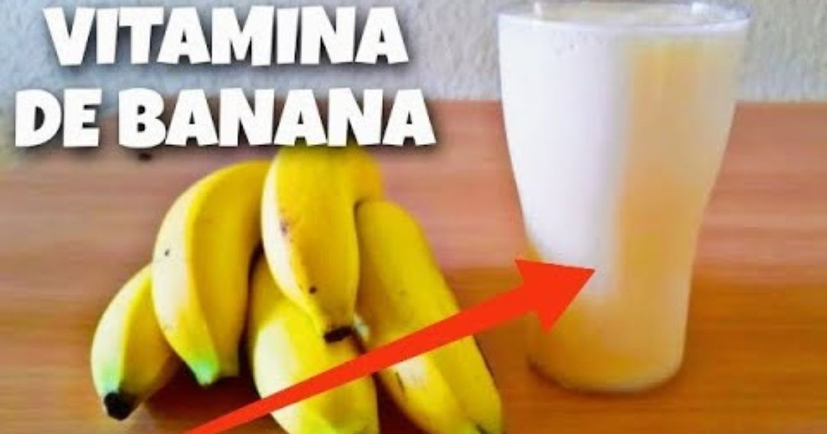 Vitamina de Banana com Aveia Fácil e Deliciosa