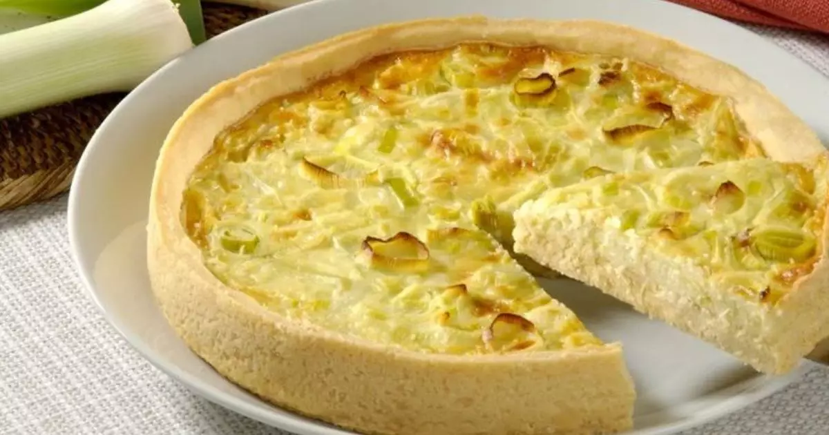 A melhor receita de Quiche de Alho-Poró para impressionar sem complicar!